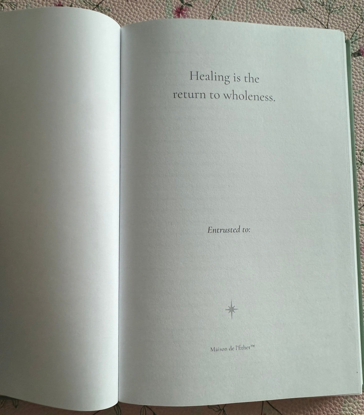 MY HEALING: For the Return to Wholeness